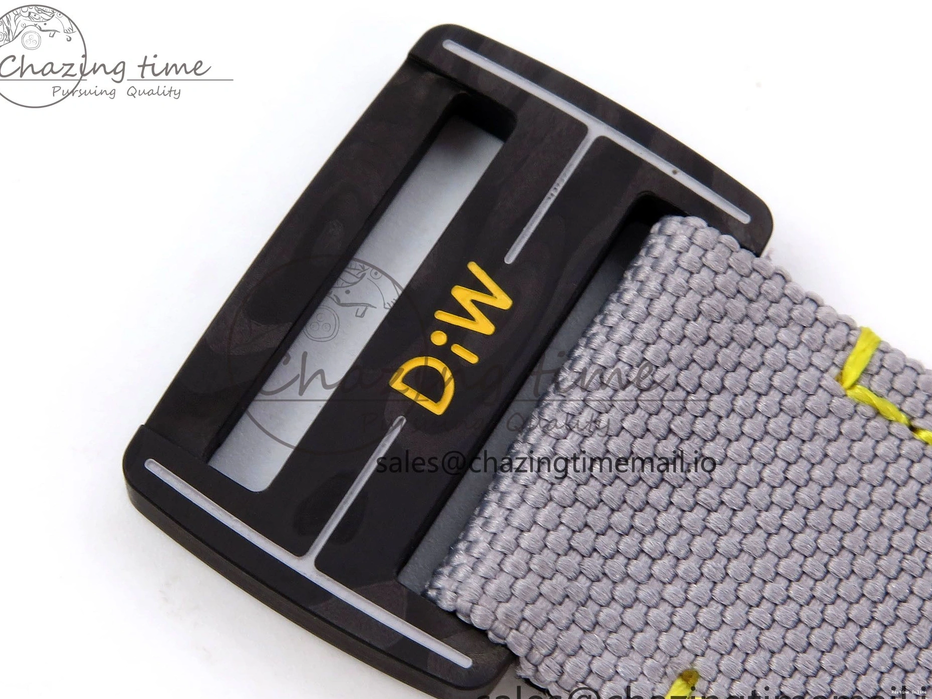 0505 Tailored Daytona DIW Space Mission Gray Textured Dial on Gray Nylon Strap A4130 Clone 1279